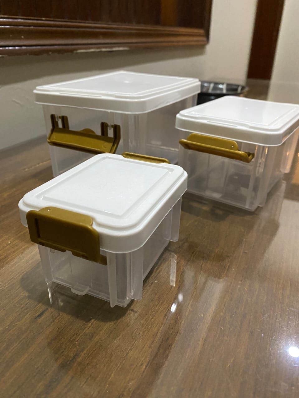 3pcs Aroni Box,Air tight plastic boxs